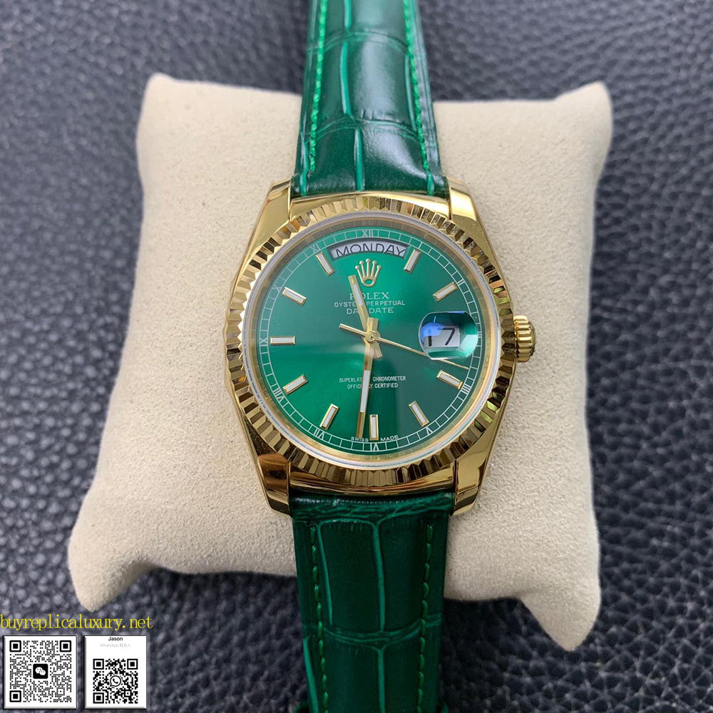 Rolex Day-Date Genuine Gold Diamond Watch