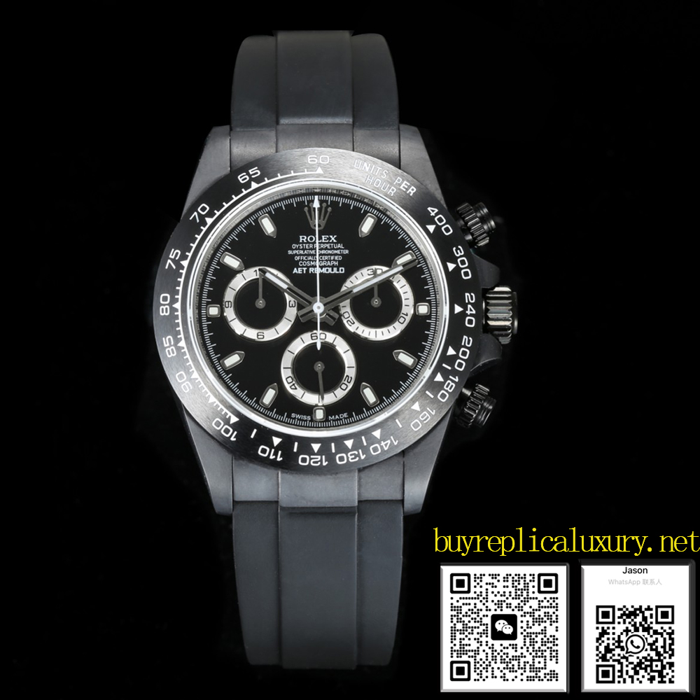 Rolex Men's Daytona Black Dial Ceramic Watch